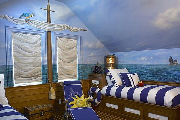 Great-Nautical-Kids-Bedroom-Landscape-Murals